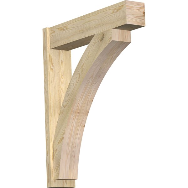 Ekena Millwork Thorton Block Rough Sawn Outlooker, Douglas Fir, 8"W x 36"D x 44"H OUT08X36X44THR05RDF - main